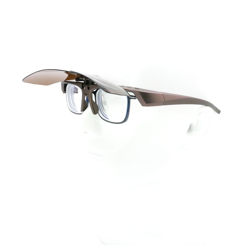 鏡片可上掀偏光套鏡｜近視可直接配戴的太陽眼鏡，台灣製，偏光片