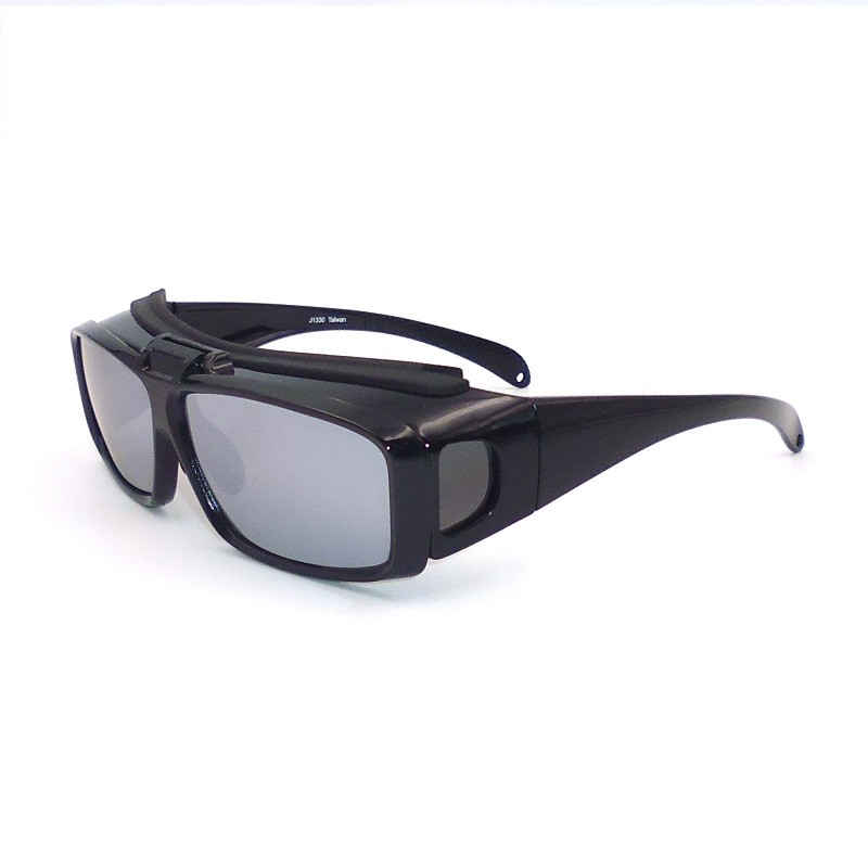 J1330 偏光太陽眼鏡(可掀蓋式側窗套鏡)眼鏡批發. 台灣製造