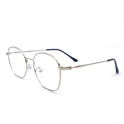 抗藍光眼鏡,金屬鏡框成人濾藍光眼鏡,有可調式鼻墊抗藍光眼鏡,不鏽鋼材質,有效過濾藍光,可阻擋紫外線,圓形鏡片 9020